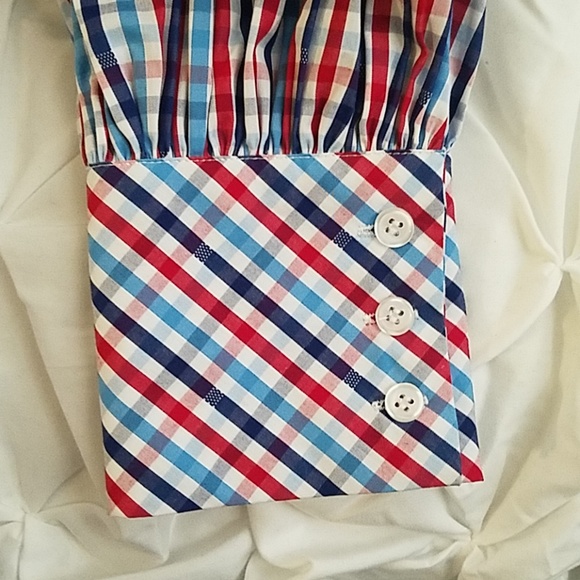 Greysn- red, white and blues button down - Picture 6 of 8